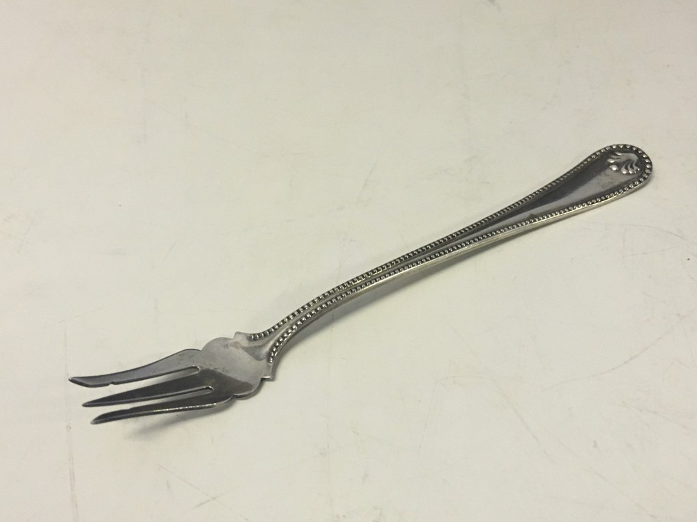 Antique Watson Sterling Silver Dorchester Pattern Cocktail Fork