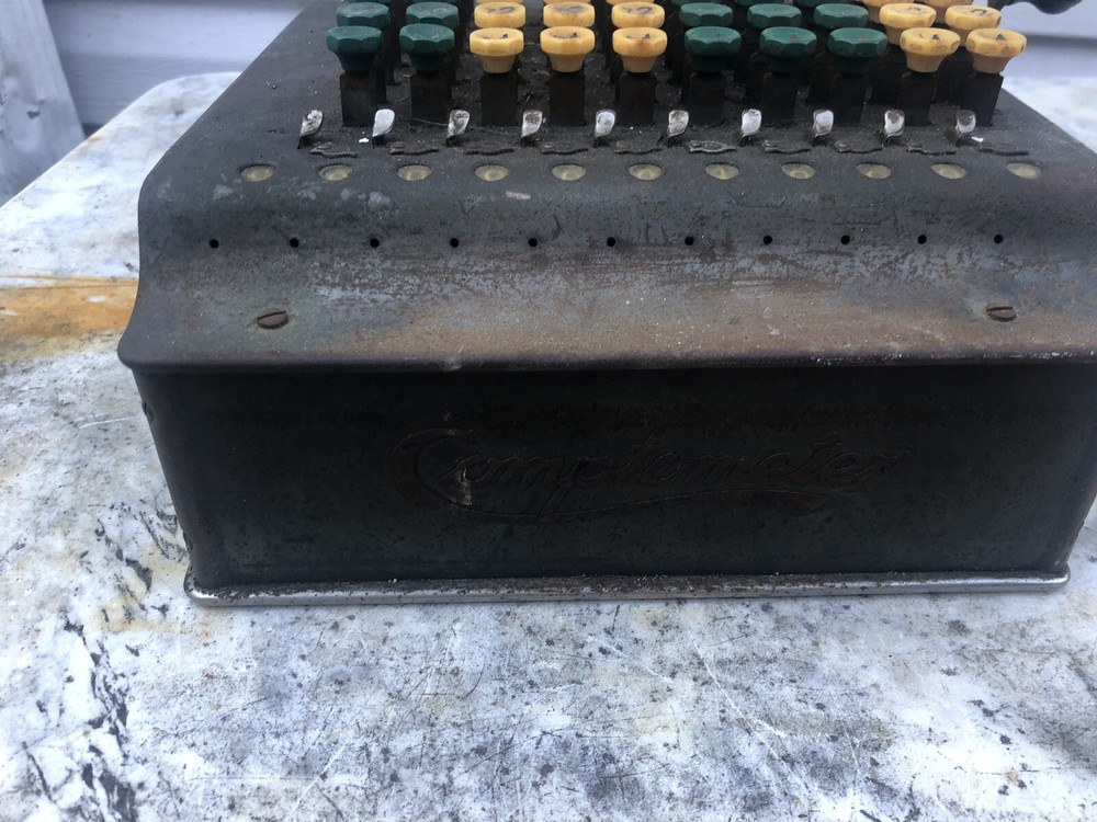 Vintage Comptometer Adding Machine Felt And Tarrant Mfg Co Chicago