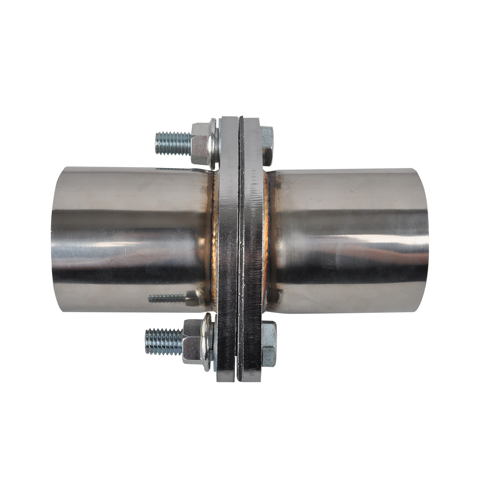 1.75''-2.5''OD Quick Fix Exhaust Spring Bolt Flange Repair Pipe Kit 2/3 Bolts