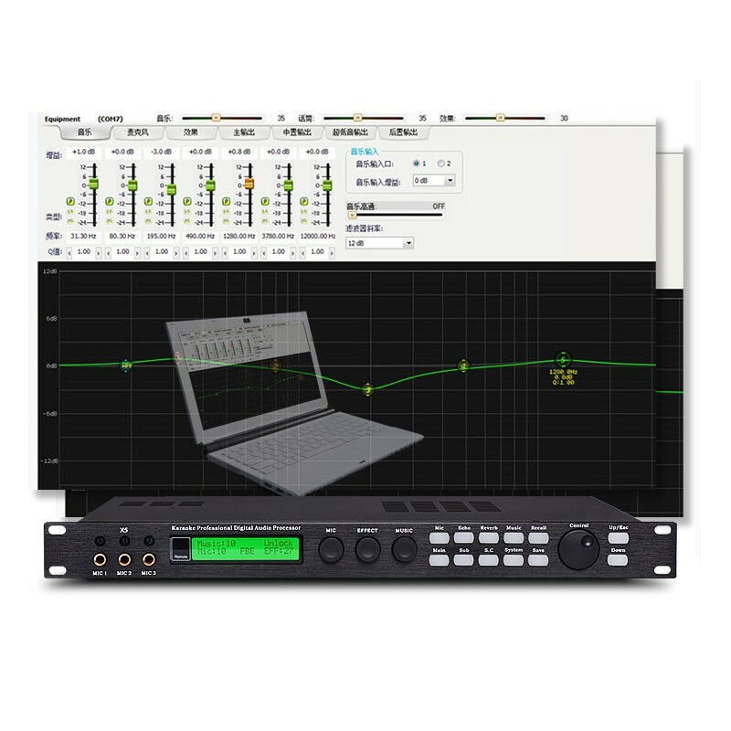 X5 Effect Processor Karaoke Effector KTV Home Digital Audio Processor Reverb XR