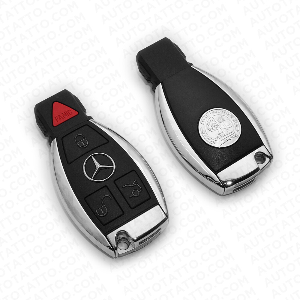 Genuine OEM Remote Key Cover Badge For Mercedes Car Key AMG Apple Tree Sport