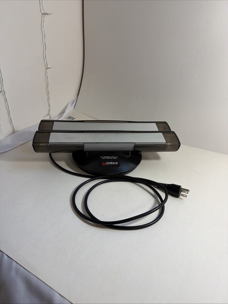 Unibind XU 138 Thermal Binding Machine Office Document Binder Tested