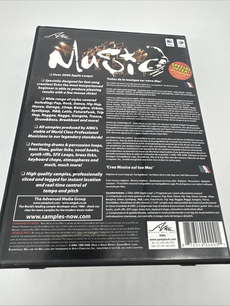 Advanced Media Services Make Music for Mac