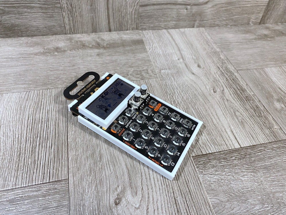 T.E. Pocket Operator Ultra Minimal Case & LCD Protector - Color WHITE - USA