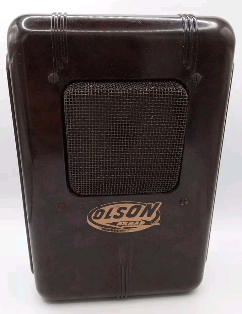 Olson Akrad Magicall E. W. McGrade A-100 speaker systems push to talk untested