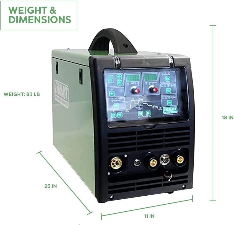 Everlast Poweri-MIG 253DPi Single/Double Pulse 250Amp MIG SYNERGIC Welder NOVA