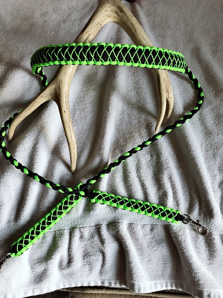Black And Neon Green Binocular Strap