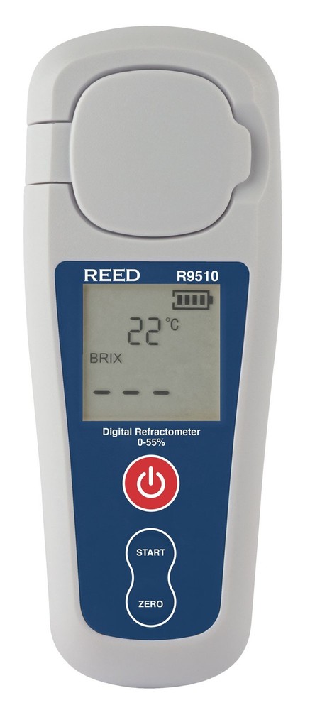 REED Instruments R9510 Digital Refractometer, 0 to 55% Brix