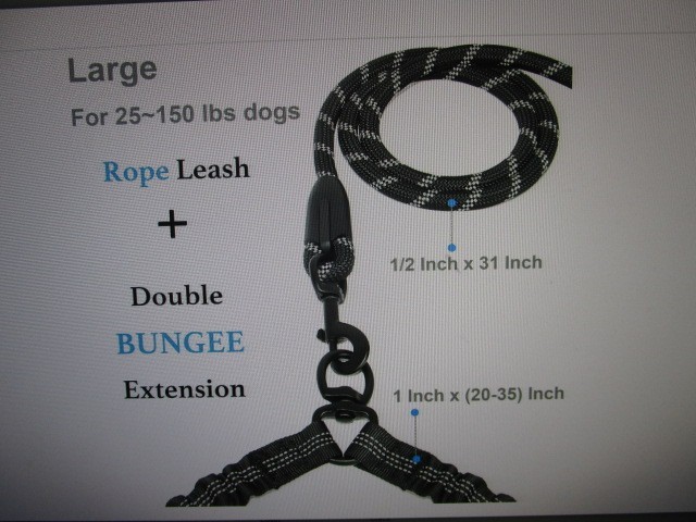 Dual DOUBLE Dog Leash for Two Dogs 360 Swivel No Tangle Walking Leash 25-150 lbs