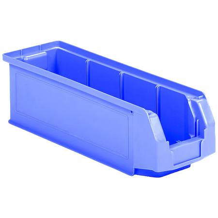 Ssi Schaefer Lf200606.0Bl1 Open Front Stacking Hang & Stack Storage Bin, 0.27