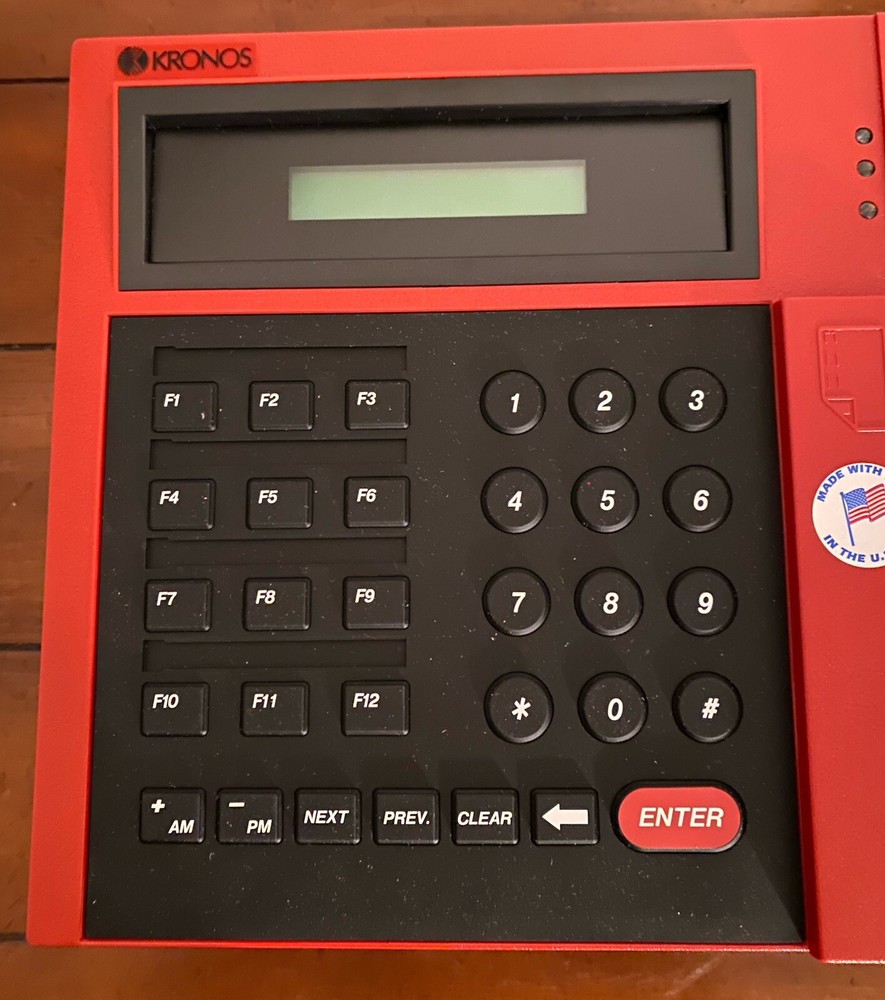 New Kronos Time Keeper Series 400 Model 460f Mint In Box Complete