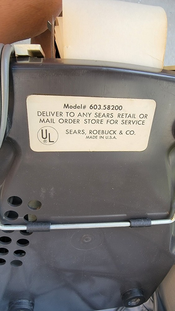 Vintage Sears Tower Electric Adding Machine Model 603-58200