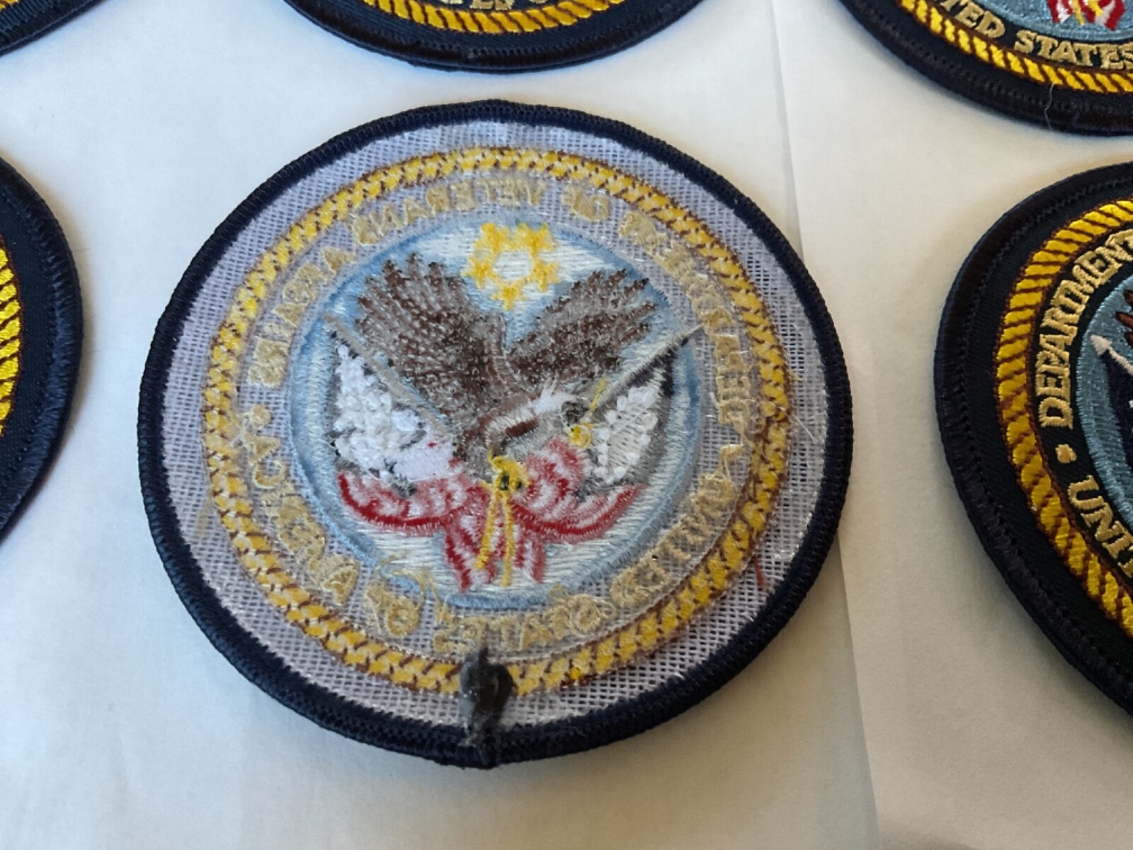 Department Of Veterans Affairs Hat,vest,jacket size collectible patch 10 pieces