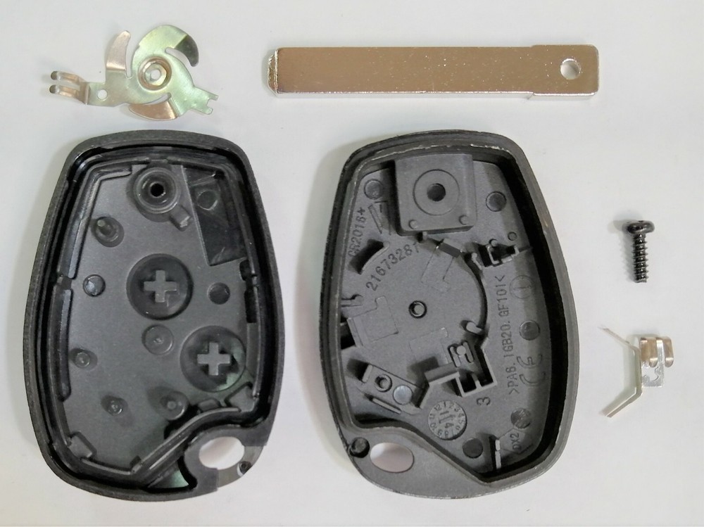 Shell key shell only buttons Renault Clio Megane Kangoo Modus Twingo ..