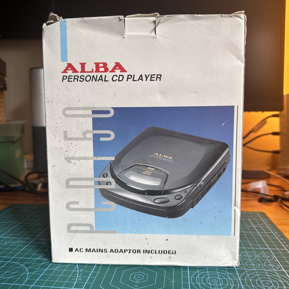 Alba PCD 150 Personal CD player- Tested Working