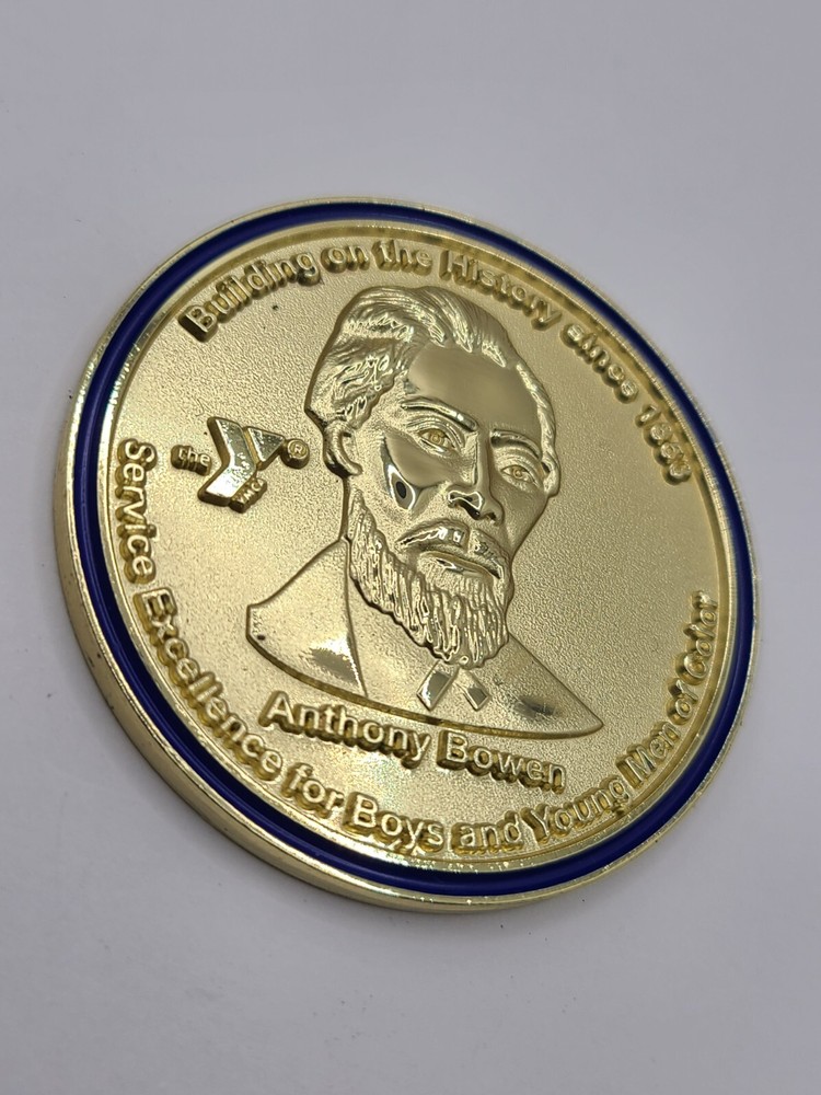 YMCA Utilizing History 2--Inch Challenge Coin