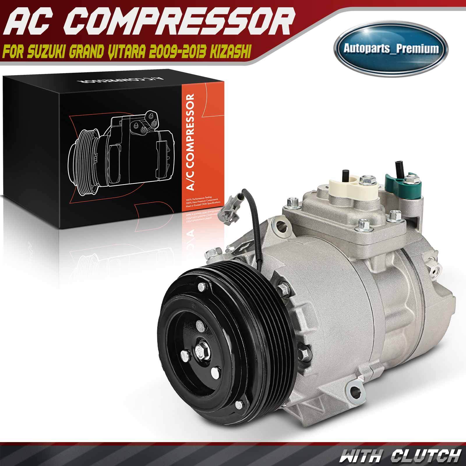 A/C Compressor with Clutch for Suzuki Grand Vitara 2009-2013 Kizashi 2010-2013