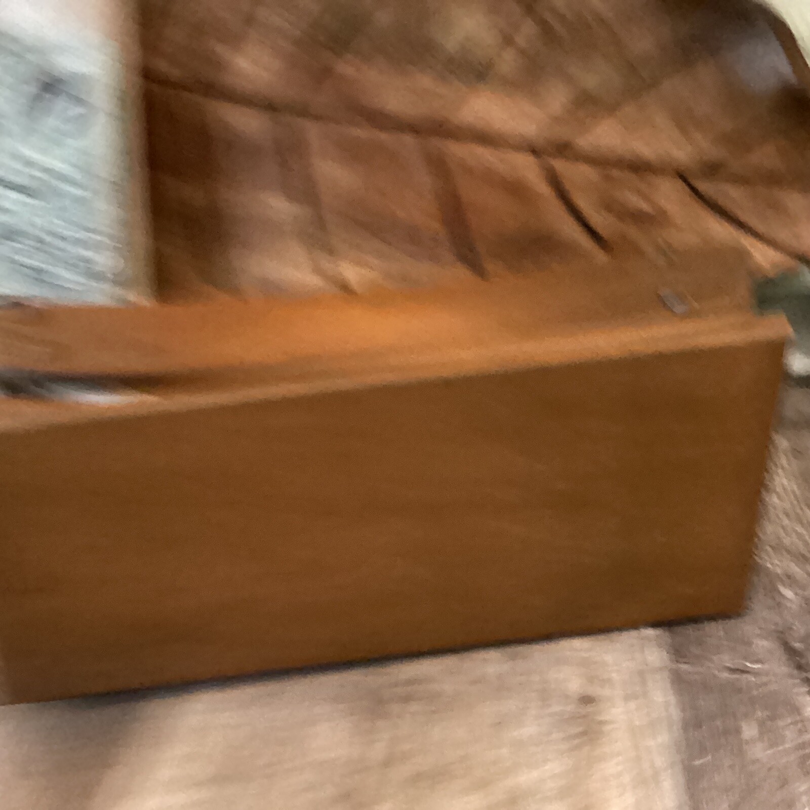 Mid Century Modern wood wine holder pourer with handle groovy Caddy Holder Gift