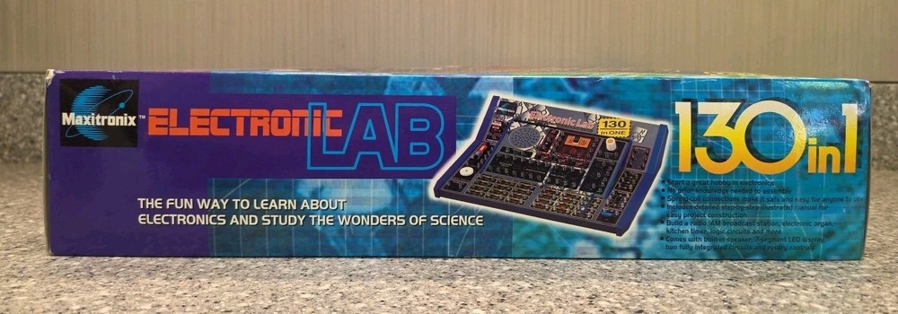 Elenco Maxitron Electronic 130 In 1 Lab MX-906 Experiment Kit Complete