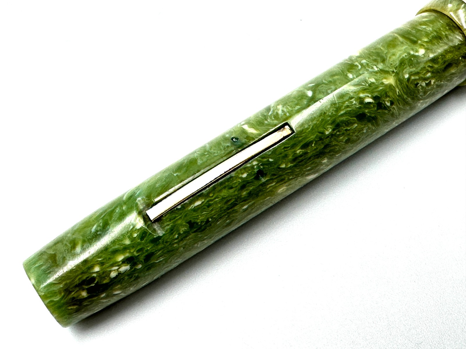 VINTAGE c1928 SHEAFFER LIFETIME FLAT TOP OVERSIZE Sr FOUNTAIN PEN 14K RESTORED