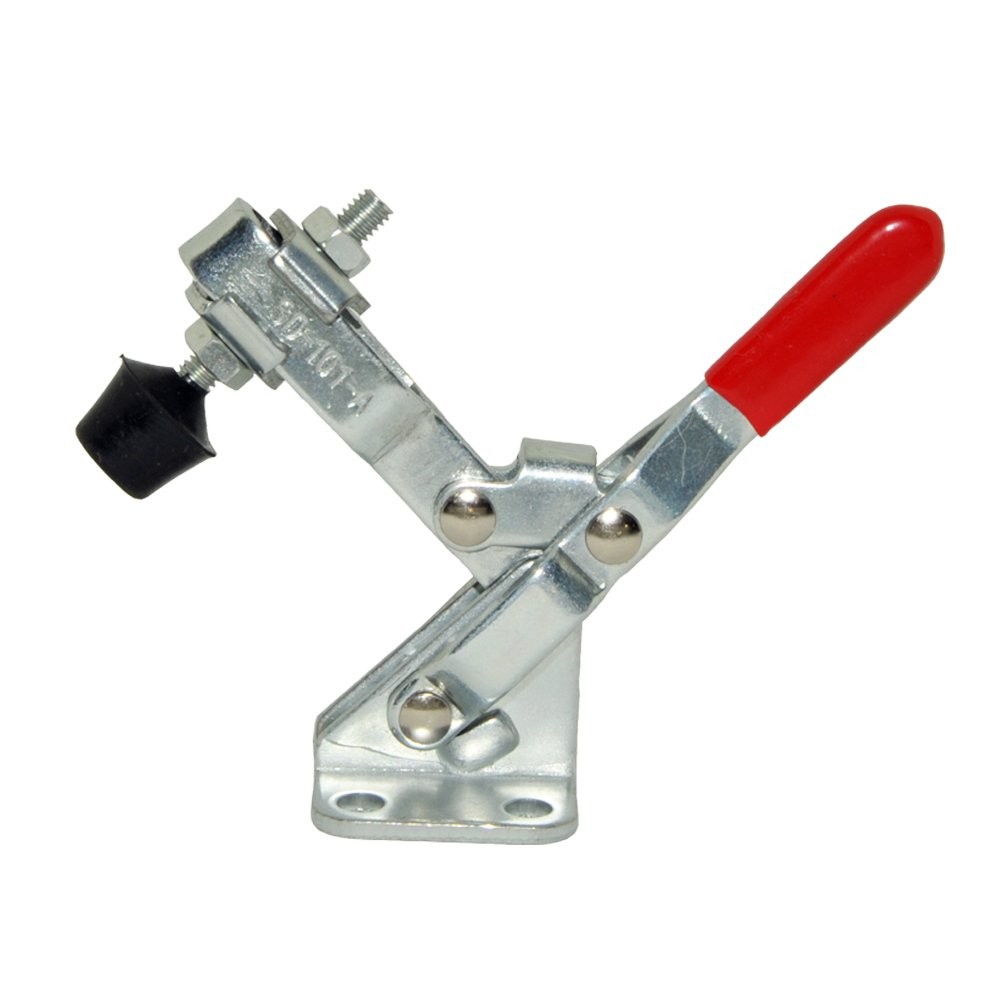 XRPAOWA 4 Pcs Vertical Hand Tool 101-A Quick-Release Toggle Silver & Red