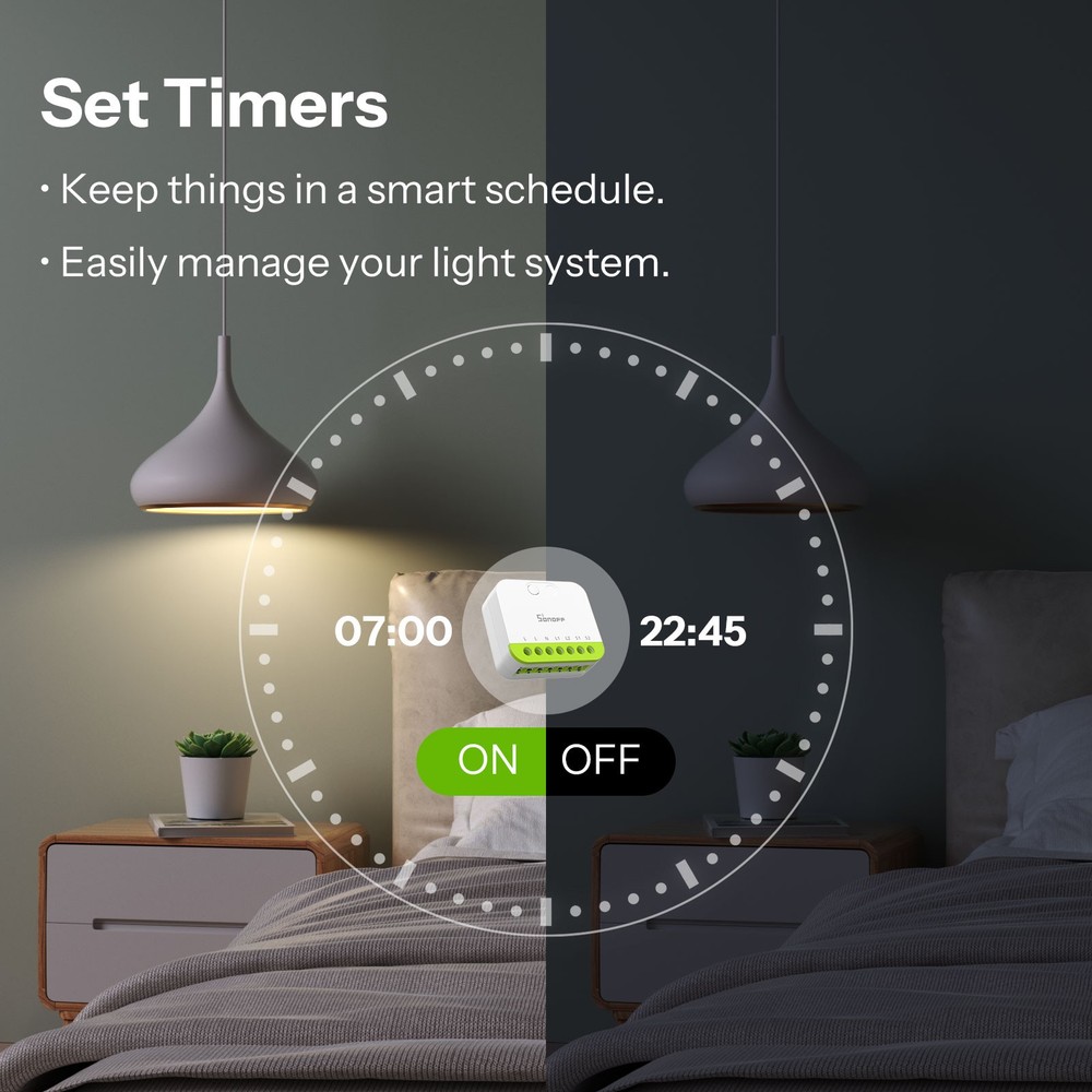 SONOFF MINI DUO Dual-Load Zigbee Smart Switch Extreme Module Intelligent Control