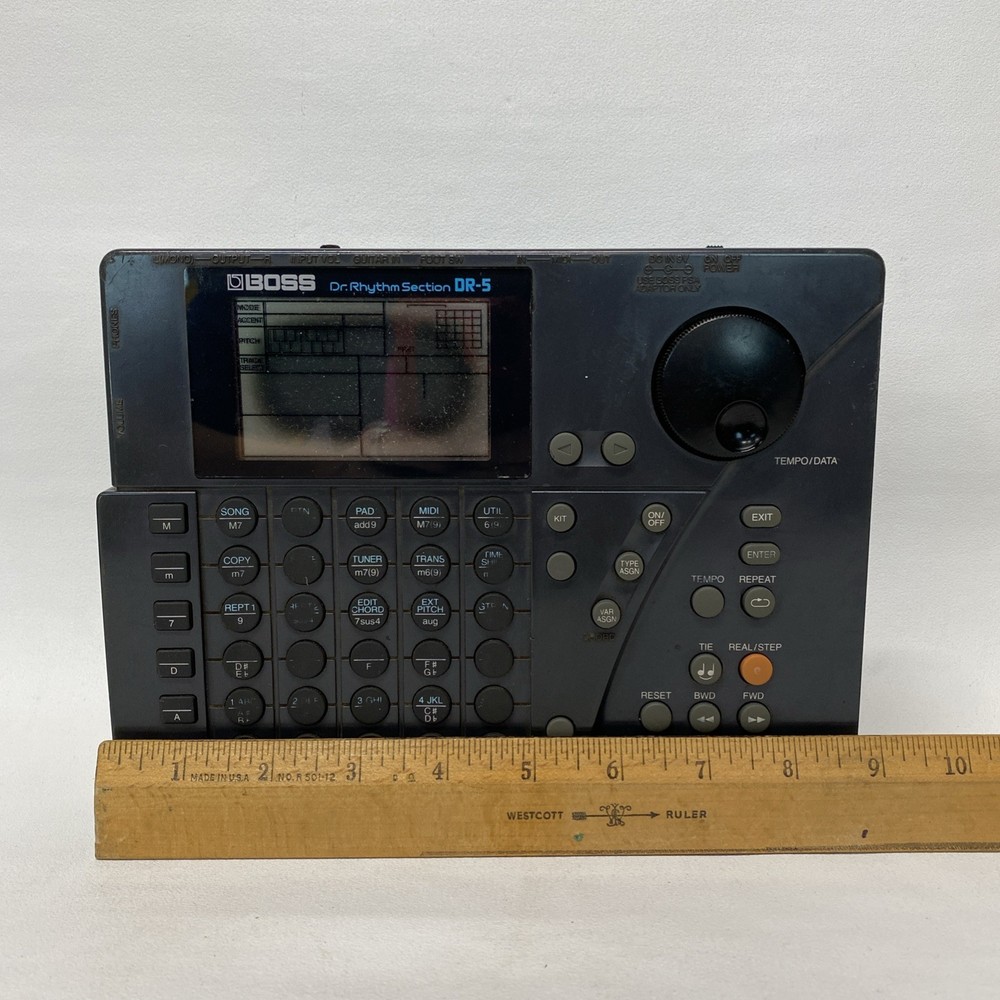 BOSS DR-5 Rhythm Section Drum Machine Sequencer Japan *read* R6