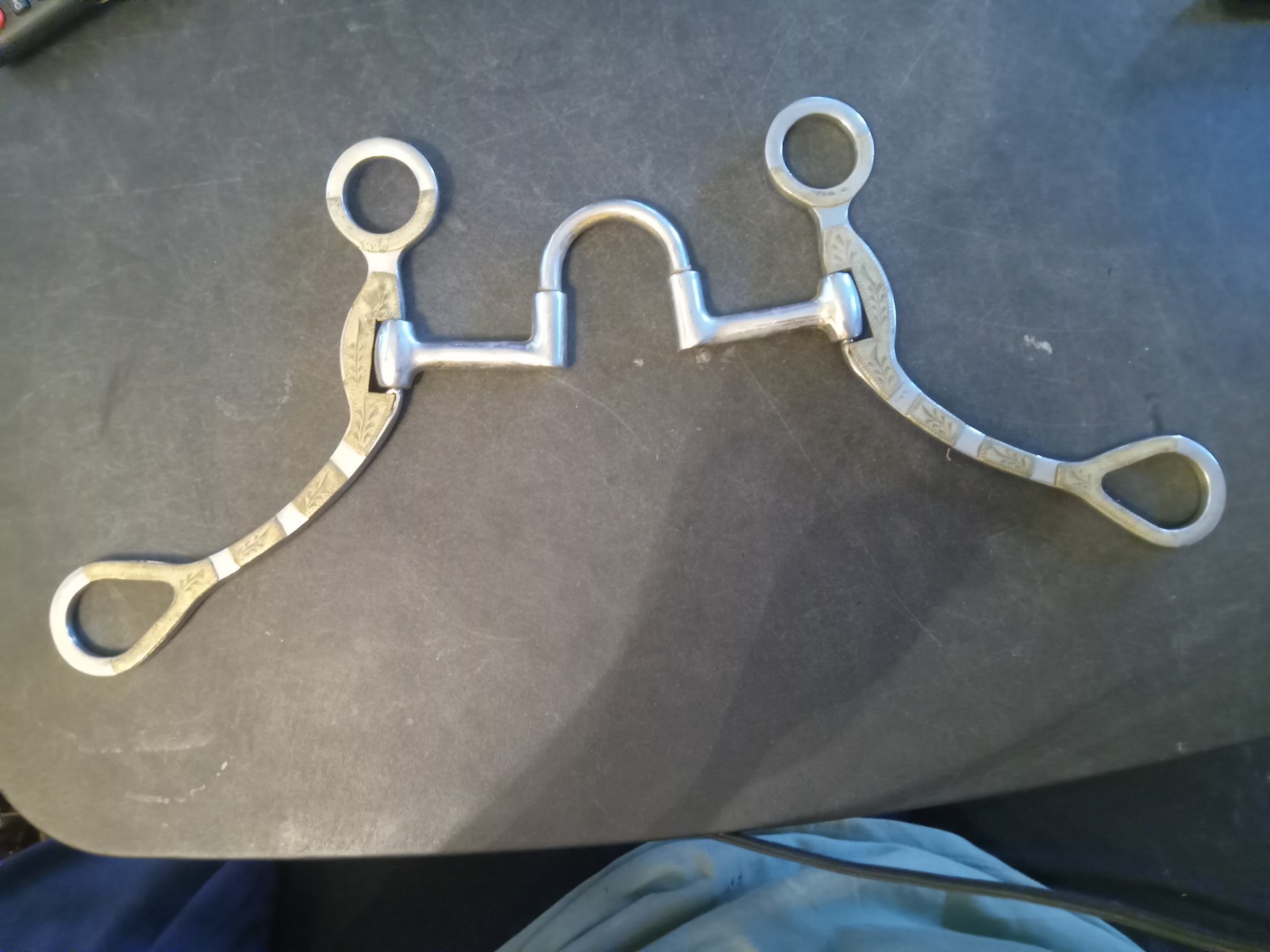 used correction bit 5 1/4 in mouth stainless silver