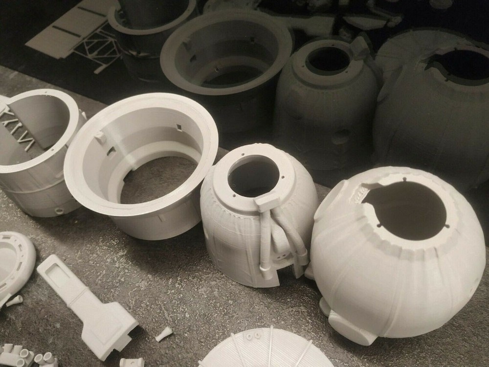 3d printed Russian Soyuz MS Spacecraft spaceship 1:25