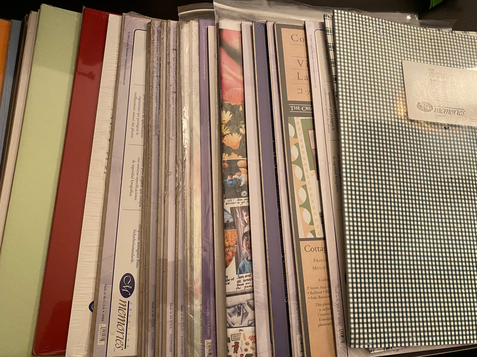 Creative Memories Photo Mounting Paper 10x12 Crafts Scrapbook Print Solid U PICK