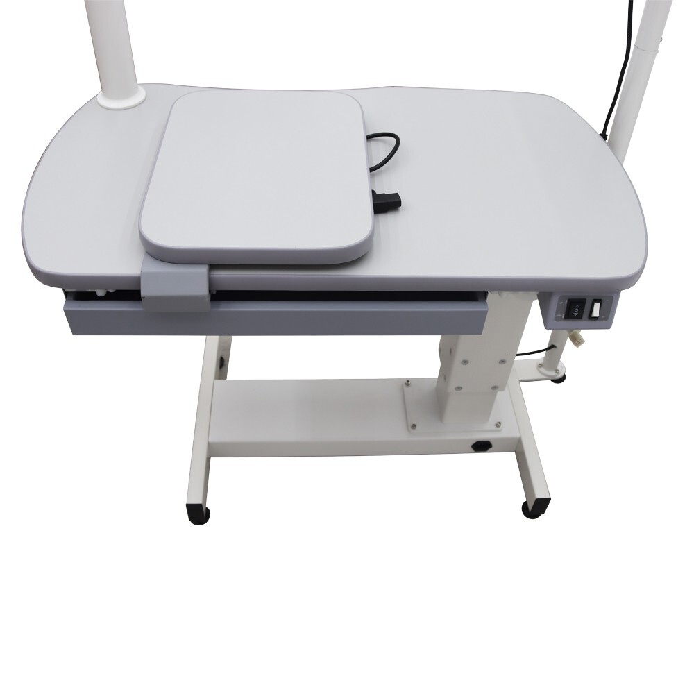 CP-180B Automatic Optometer Stand Eyeglass Tool Cart w/ Light Adjustable Height