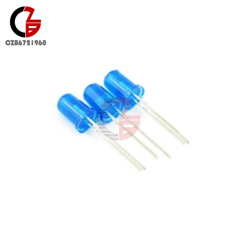 100Pcs LED 5MM BLUE COLOR BLUE LIGHT Super Bright