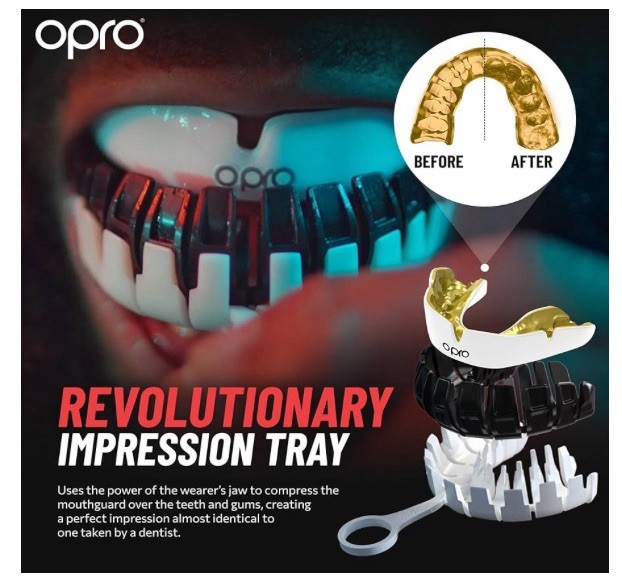 Clear Opro Mouthguard Instant Custom-Fit Ages 10+