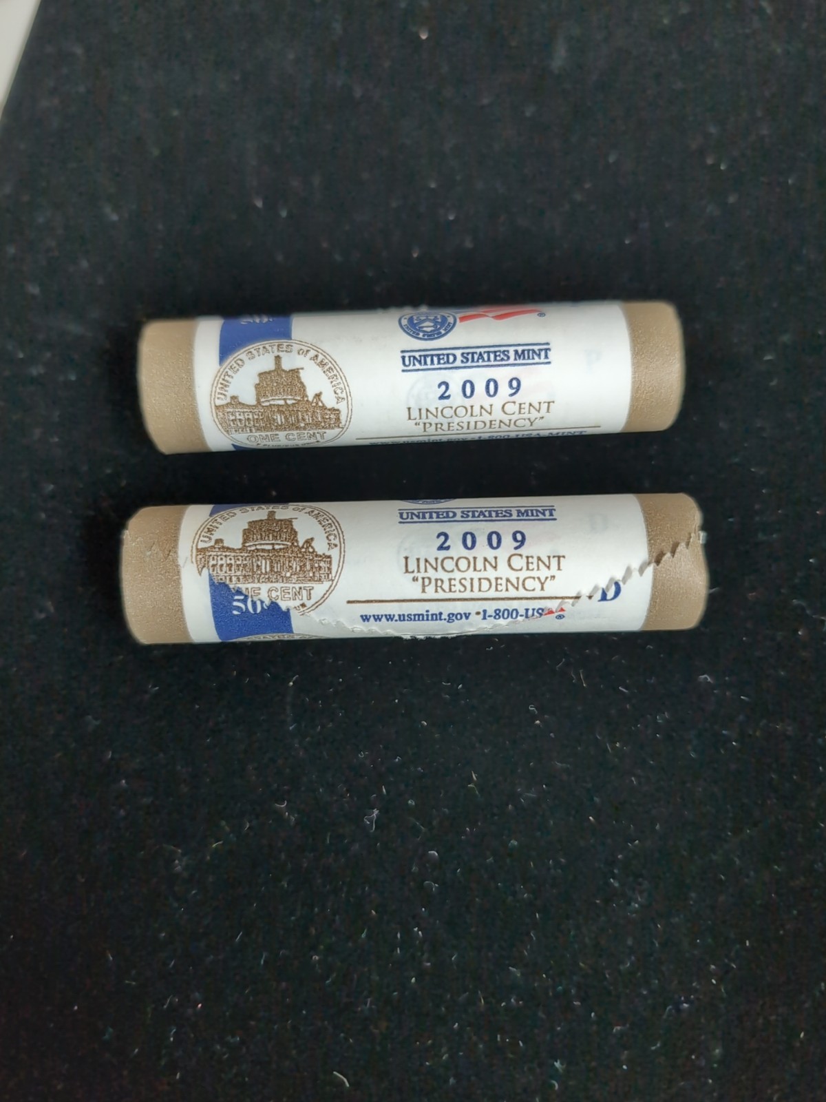 2009 P - D US Mint LINCOLN CENT "Presidency" 2 ROLLS