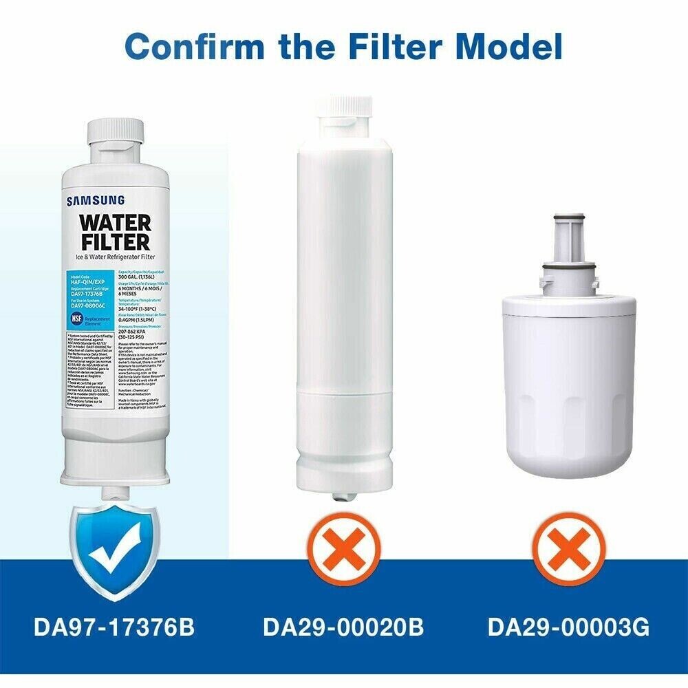 (3 Pack) (DA97-17376B) HAF-QIN/EXP Replacement Water Filter