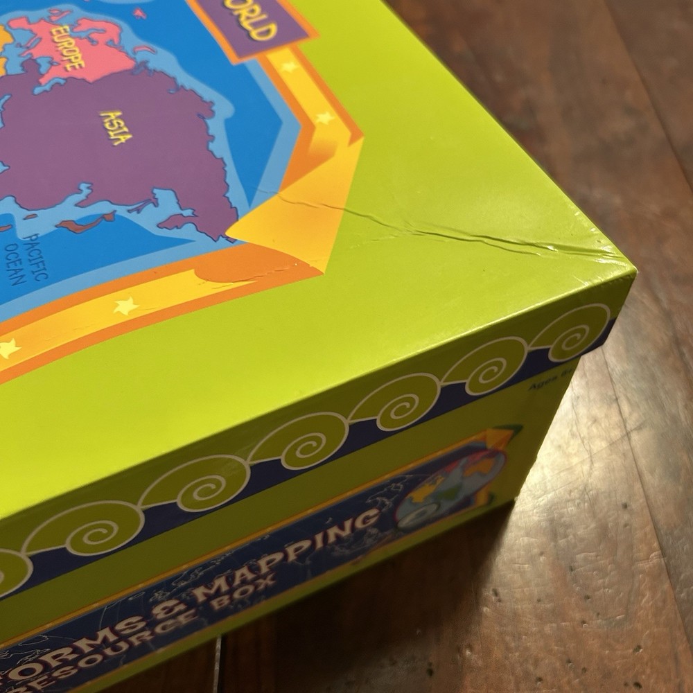 Landforms & Mapping Resource Box Lakeshore Learning Homeschool -Compass +5 Books