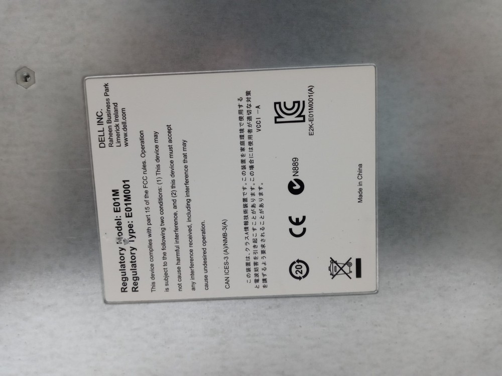 Dell Compellent SC2 Storage Array Controller E01M E01M001