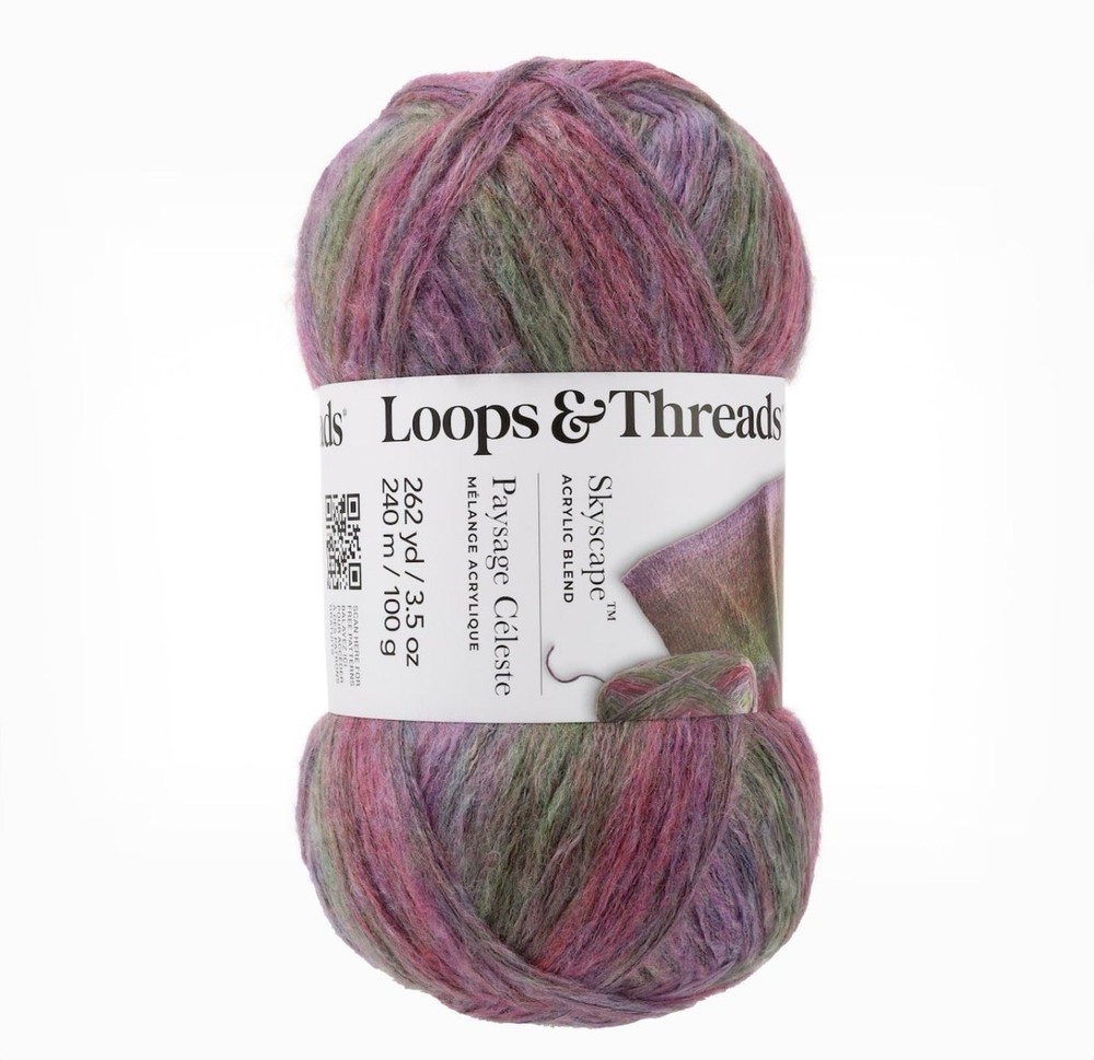 Loops & Threads® Skyscape™ Yarn Purple & Green Multi