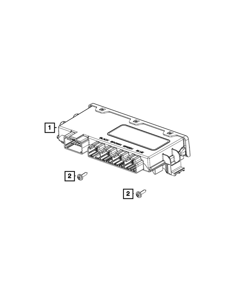 Genuine Mopar Vehicle Systems Interface Module 68236708AH
