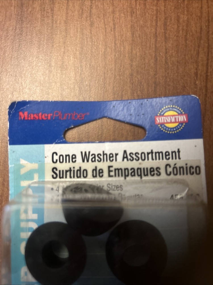 Master Plumber Cone Washers, Assorted 8-Pk. - 456-772
