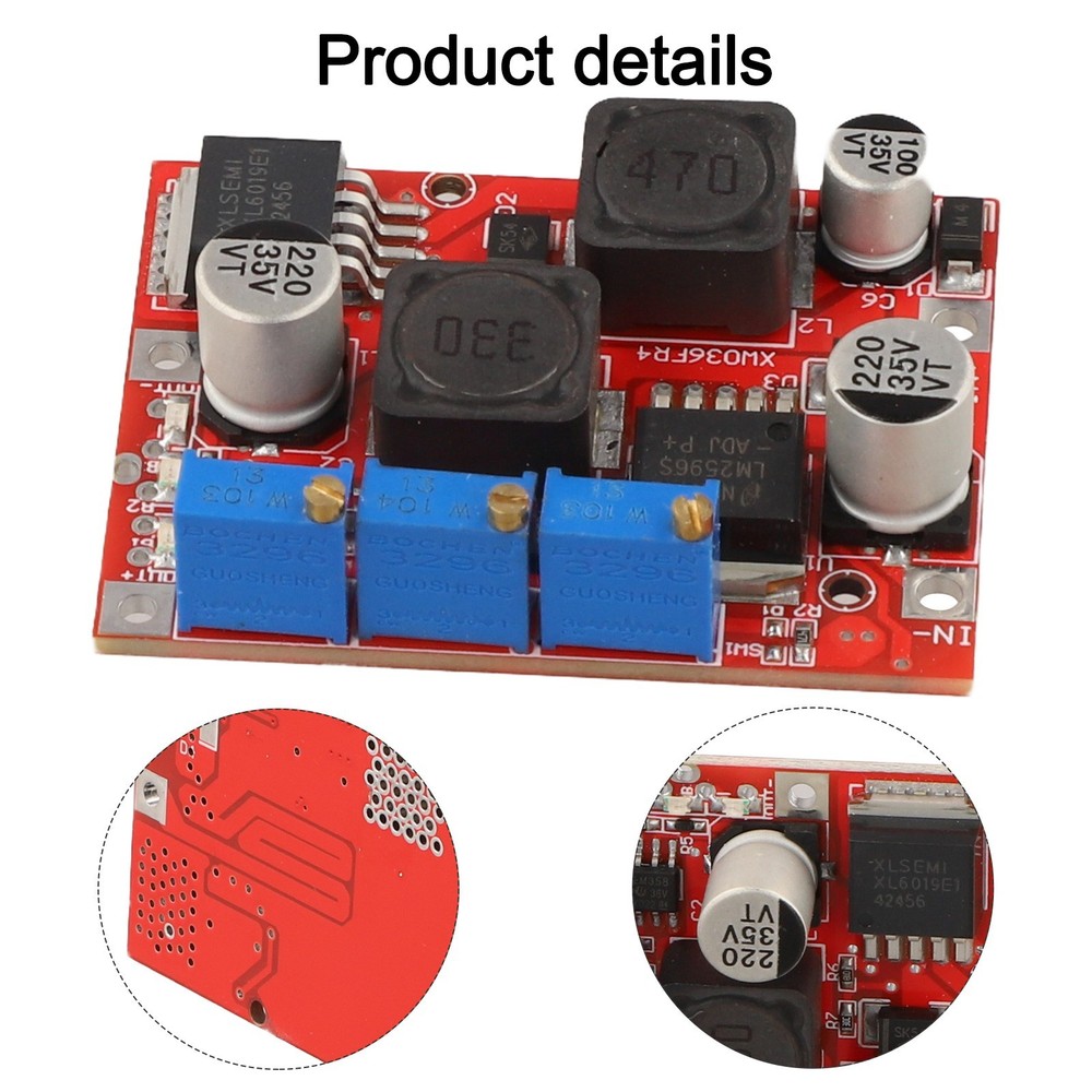 Voltage Converter Module with 15W Output and Adjustable Current Control