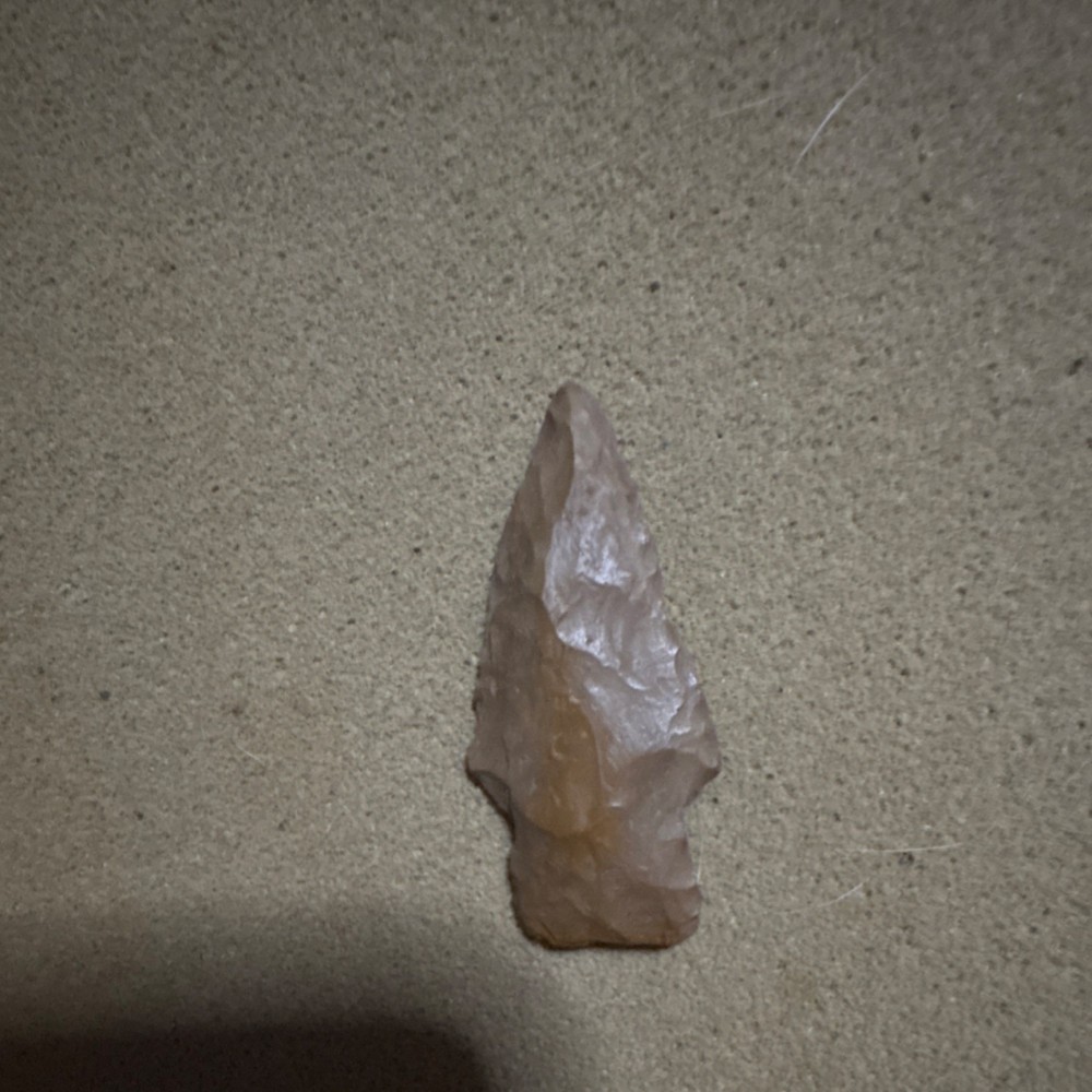 Flint Knapped Stone Arrowhead Native American US Artifact