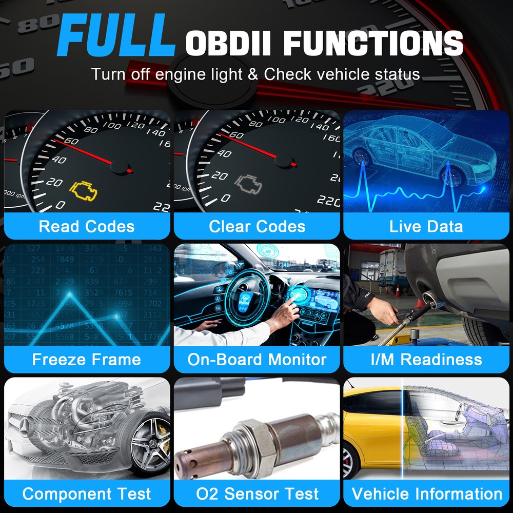 XTOOL A30M Full System Diagnostic Bluetooth Scanner Acitve Test Tool 21+ Service