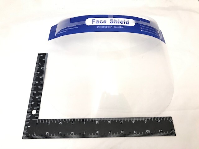 BOX OF 10 Isolation protective adjustable face shield more SECURITY