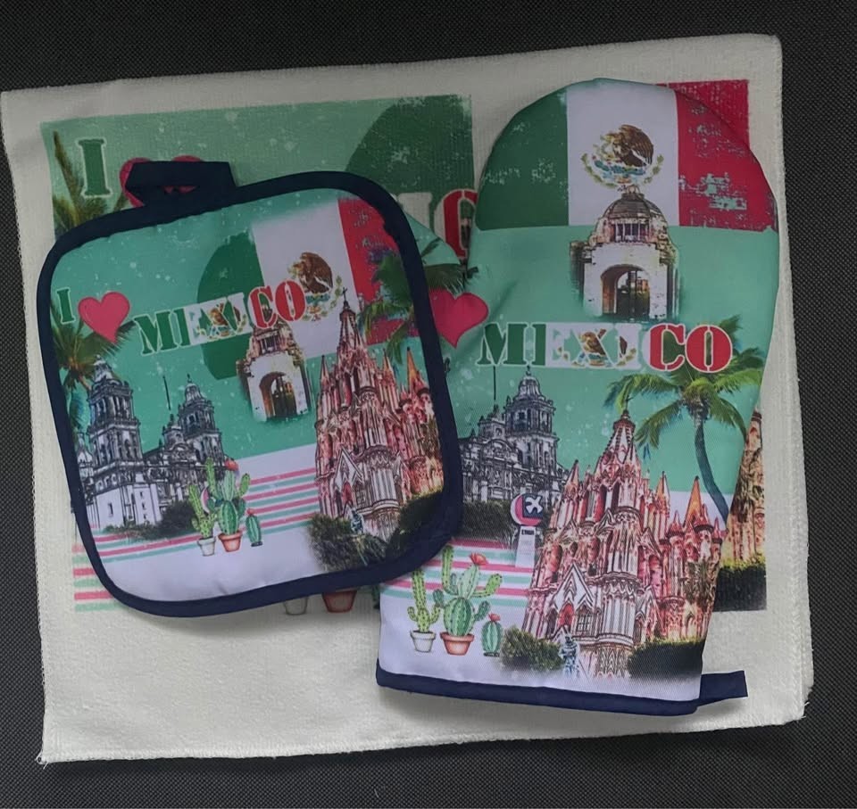 Mexican Pot Holdets Set