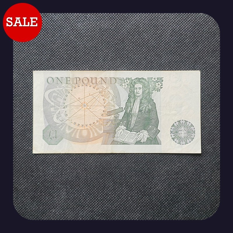 [BANKNOTES] ERROR Bank of England £1 Missing Print E57 266574