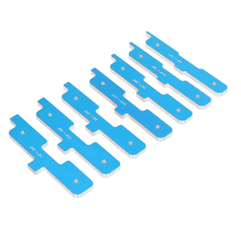 7Pcs Router Table Setup Bar Set Up Block Tool Kit For Cutting Milling