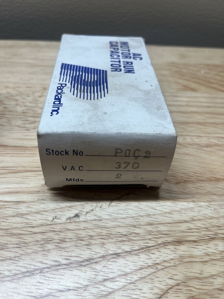 Packard POC2 Oval Run Capacitor 370V