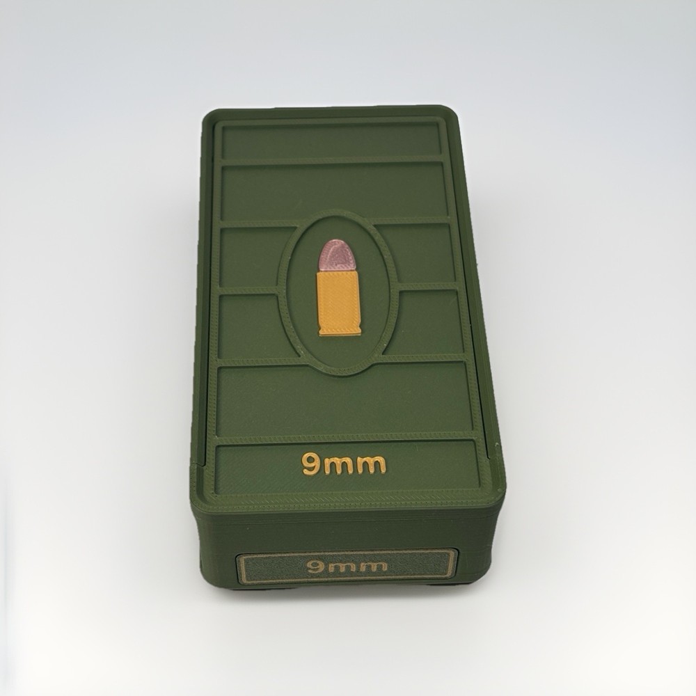 Ammo Storage Box 9mm 50 Rounds