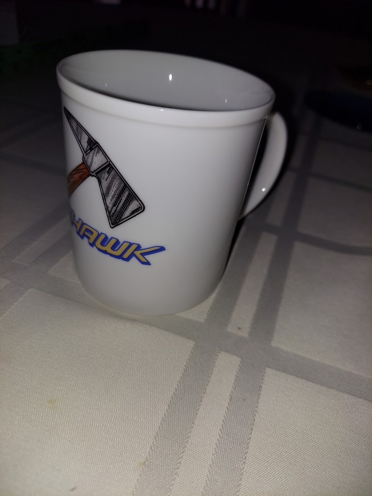 Vintage Tomahawk General Dynamics, Ceramic Coffee Mug Cup Hatchet Axe Throwing